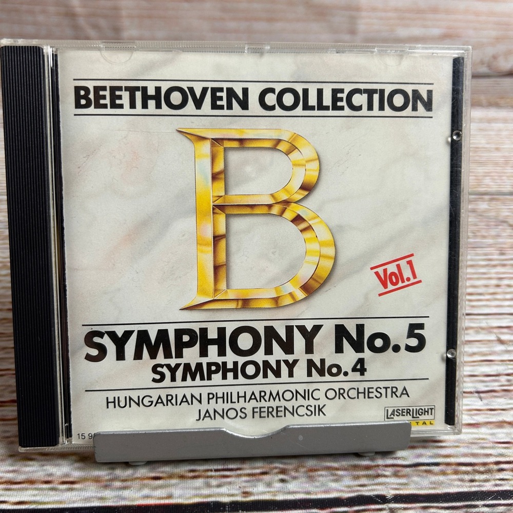 Beethoven Symphonies No. 5 & 4 Hungarian Philharmonic Janos Ferencsik CD 15901‎